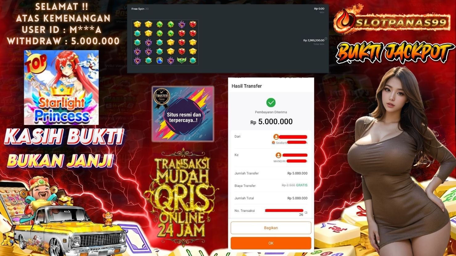 SLOTPANAS99 JACKPOT SLOT STARLIGHT PRINCESS